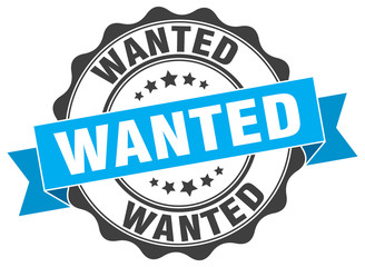 Fototapeta premium wanted stamp. sign. seal
