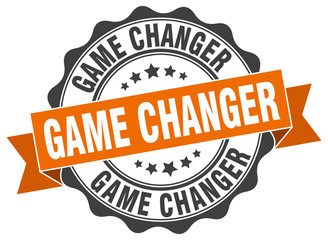 Obraz premium game changer stamp. sign. seal