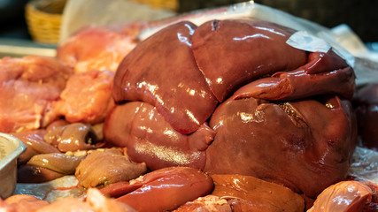 Pork that is sold in the market