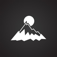 Japan culture related icon on background for graphic and web design. Simple vector sign. Internet concept symbol for website button or mobile app.