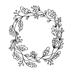 Floral frame background