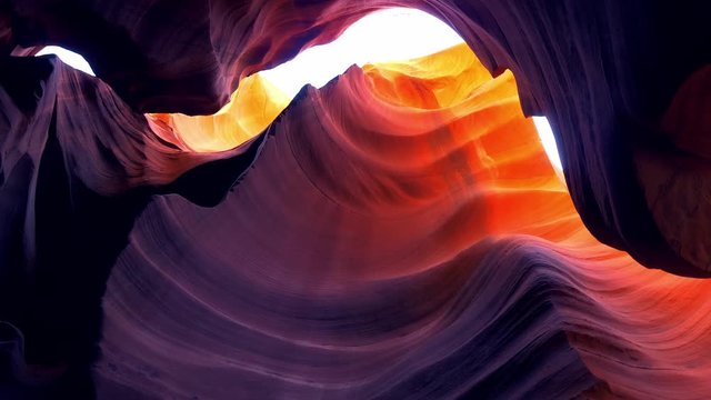 Antelope Canyon - amazing colors of the sandstone rocks - travel photography