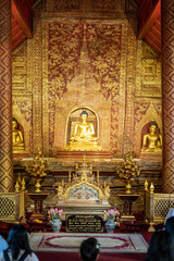 Buddah temple in Chiang Rai, North Thailand