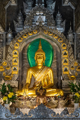 Fototapeta na wymiar Buddah temple in Chiang Rai, North Thailand