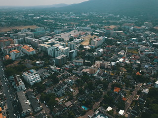Obraz premium aerial view of Chiangmai city