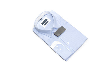 Mens shirt on a white background