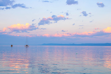 Fototapeta premium Sunset Island Brac Croatia