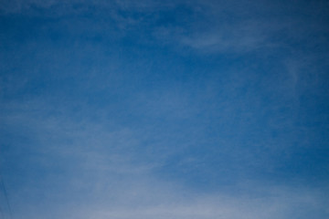 blue sky with white clouds