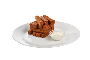 Snack, aperitif before alcohol food isolated white