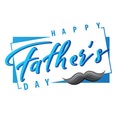 Happy Father’s Day Calligraphy greeting card.