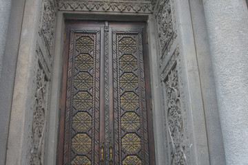 facade of an old building Kiev