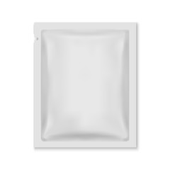 White Blank Foil Food Bag Packaging