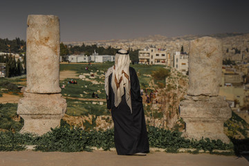 Blick auf Amman von der Zitadelle