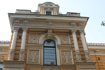 Obraz premium facade of an old building Kiev