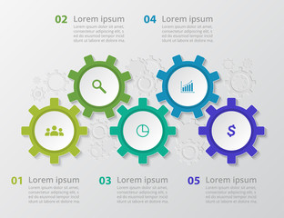 Vector infographic template