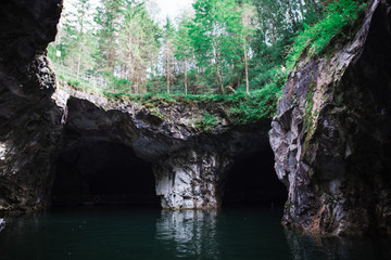 bridge in cave