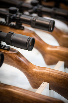 Rifles with scopes