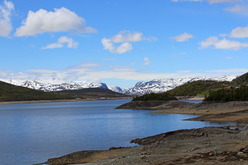 Spring arctic landscape