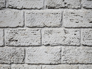 Background of old light brick wall