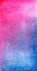 abstract gradient pink-blue watercolor background