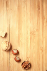 nuts diet background