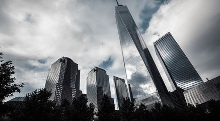 Modern skyline in Manhattan