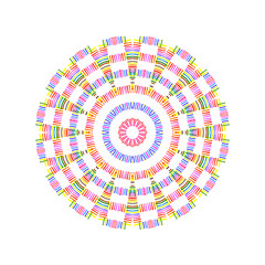 Colorful line pattern