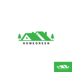 home green logo design