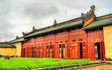 Pavilion at the Forbidden City in Hue, Vietnam