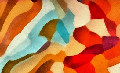 Abstract little swirled and waved watercolor texture background. Liquid paint twists art effect. Artistic graphic design.