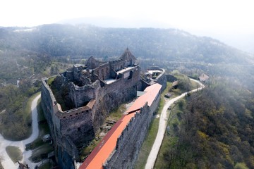 Fototapeta premium Visegrad, Hungary - castle on the hill