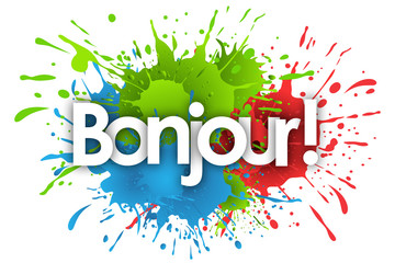 bonjour word and splashs © nali
