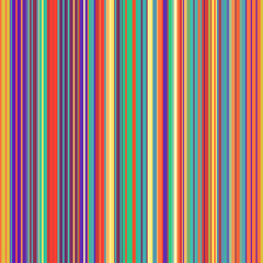 Obraz premium Retro style pastel colored vertical striped lines background. Ideal for fabric, textile, linen, drapery, cloth or other textured and patterned works.