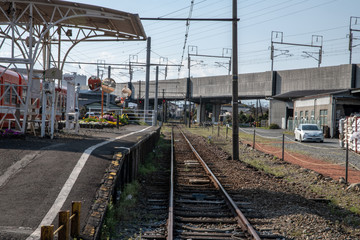 Fototapeta na wymiar 地方鉄道の終着駅