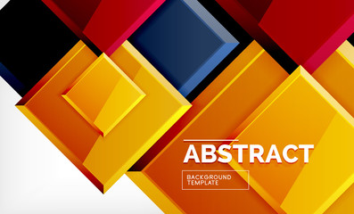 Square geometrical background