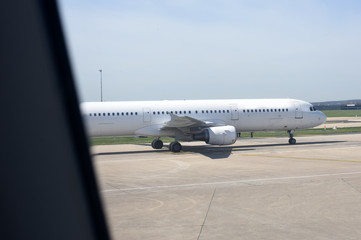 plane on the tarmac