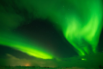 Northern lights - Aurora Borealis - in Iceland