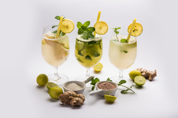 Shikanji is lemonade originating from the Punjab/India. Also known as shikanjvi or Nimbu Pani or...