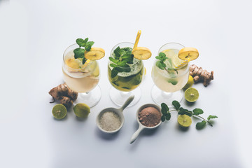 Shikanji is lemonade originating from the Punjab/India. Also known as shikanjvi or Nimbu Pani or sherbet. popular summer cold drink