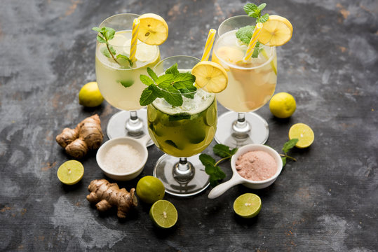 Shikanji is lemonade originating from the Punjab/India. Also known as shikanjvi or Nimbu Pani or sherbet. popular summer cold drink