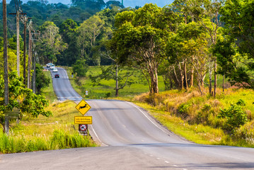 Tourist route in the national park area.8