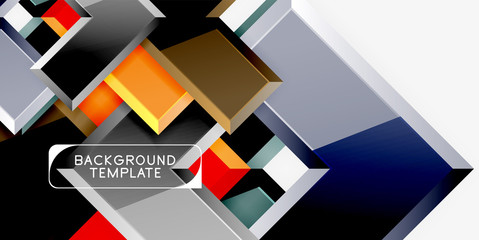 Abstract arrows composition background