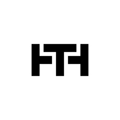Triple T or HT logo letter design