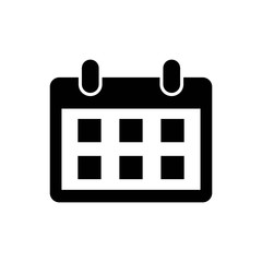 calendar icon vector. Calender symbol. Calendar vector icon