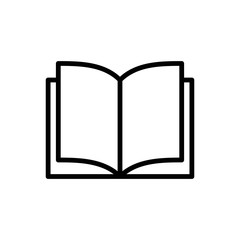Book icon. Book vector icon