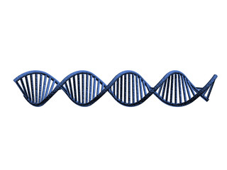 Dna on white background