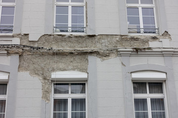 Enduit de façade qui se décolle
