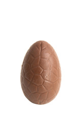 chocolate egg isolated