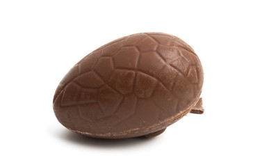 chocolate egg isolated