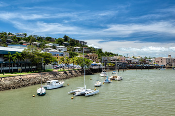 Fototapeta na wymiar Plenty of yachts in Townsville